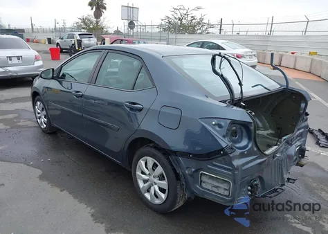 2015 Toyota Corolla Le z USA, uszkodzony, nr VIN 2T1BURHE3FC468305